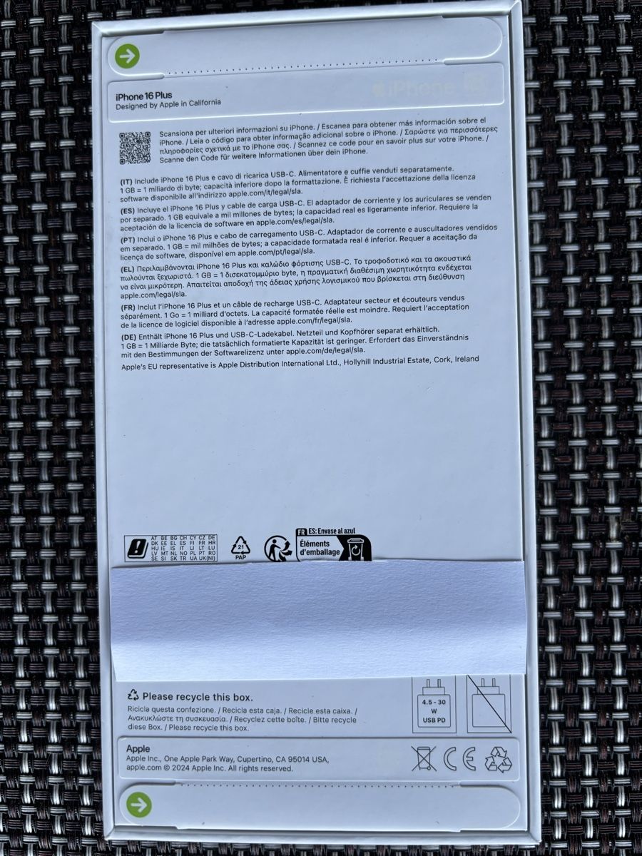 Apple Handys / Smartphones: IPHONE 16 Plus 128 GB – Neu und originalverpackt aus Goldiwil (Thun) von alpay68 1