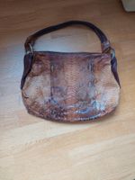 Pythonleder-Handtasche mit schöner Patina – Vintage Charme