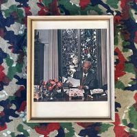 Altes Bild General Guisan im Arbeitszimmer