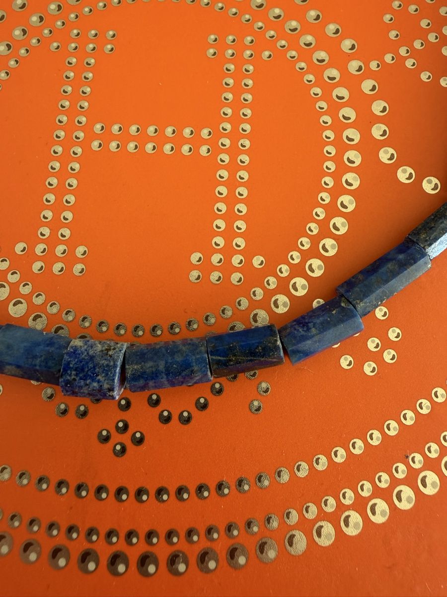 Catenine: Collier lapis-lazuli vintage – Usato da Binningen venduto da Sophiescloset 2