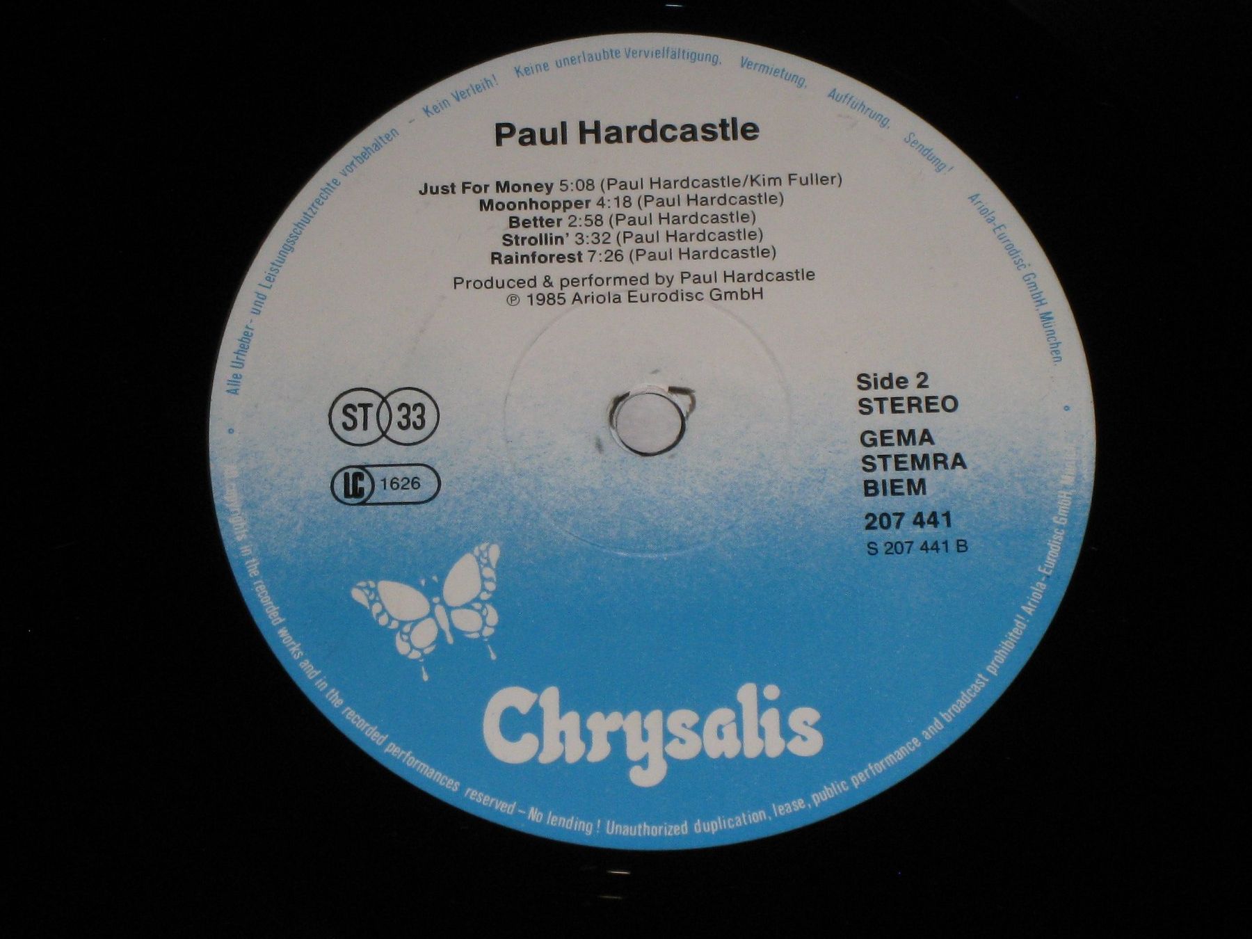 Dischi in vinile: LP - PAUL HARDCASTLE – Usato da Steckborn venduto da Quo7 2