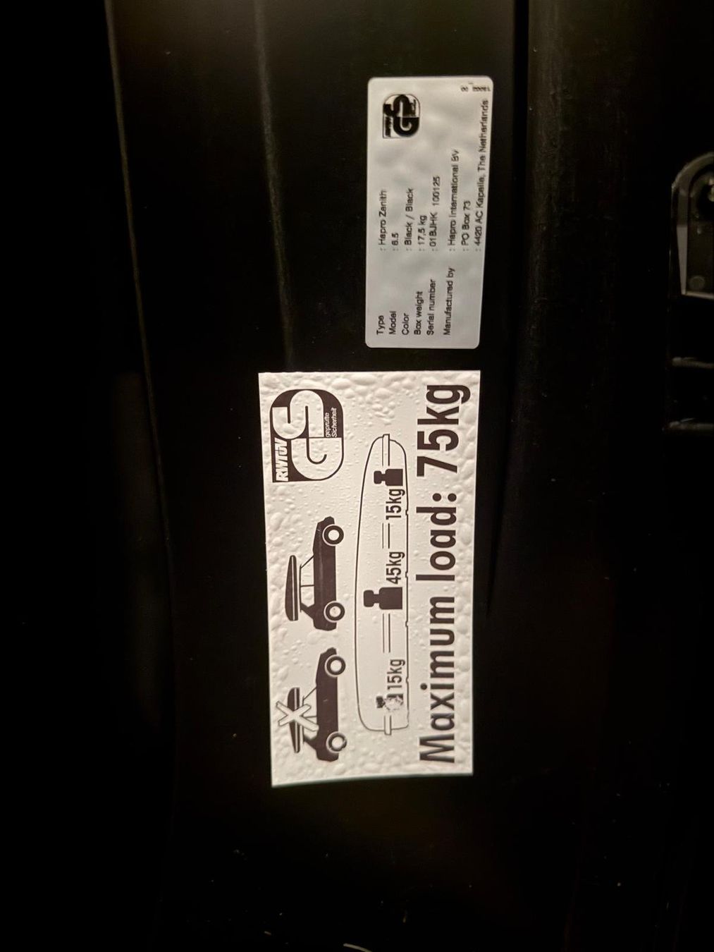 Coffres de toit: Dachbox Haprop Zenith schwarz gebraucht – D'occasion à Geuensee par sal_py8h 4
