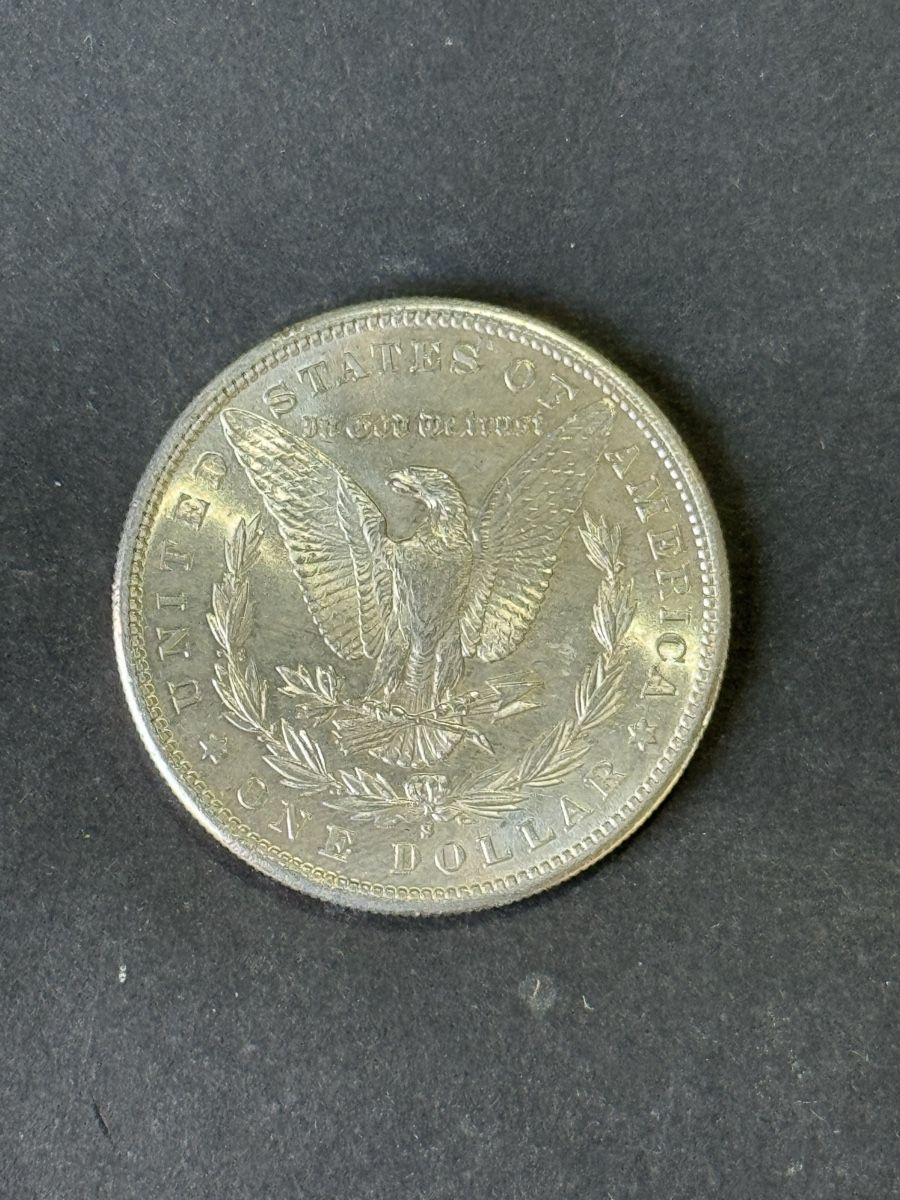 Alle Münzen: Morgan Dollar 1881 S Silber – Gebraucht aus Winterthur von YSCHU 1