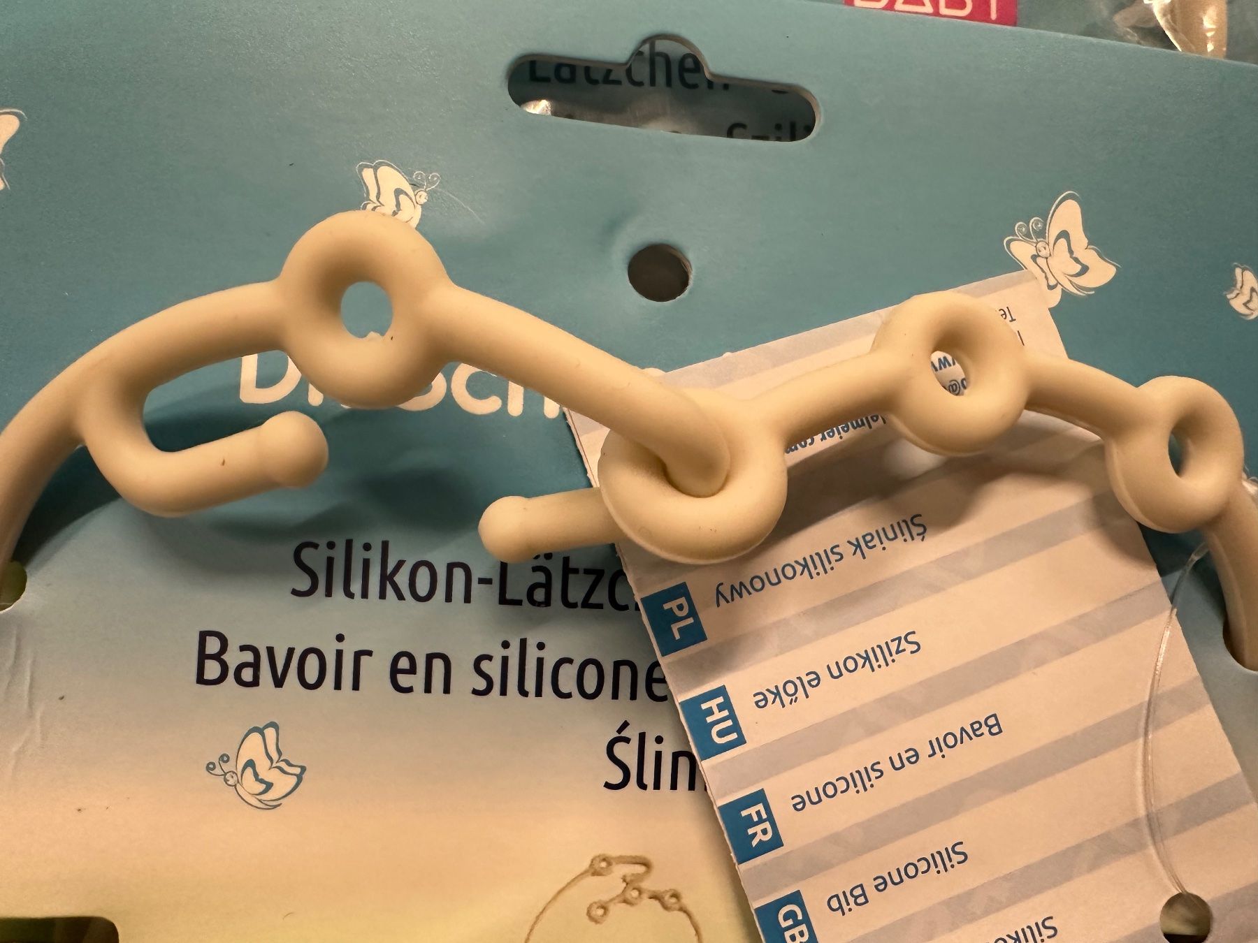 Pasti del neonato: 12 Stk. neue Silikonlätzchen von Dr.Schandelmeier – Usato da Necker venduto da liq24 2