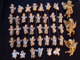 Engel-Figuren-Sammlung, ca 40 Stück, verschiedene Grössen