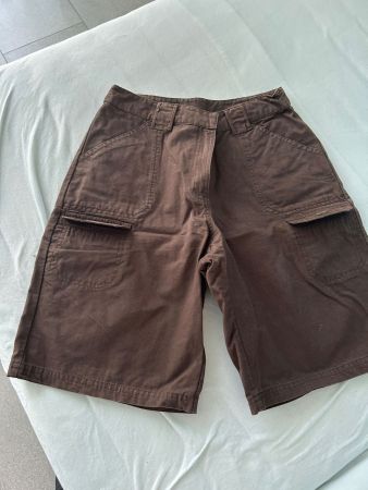 Modische, braune Shorts, franz. Modell,Gr .40
