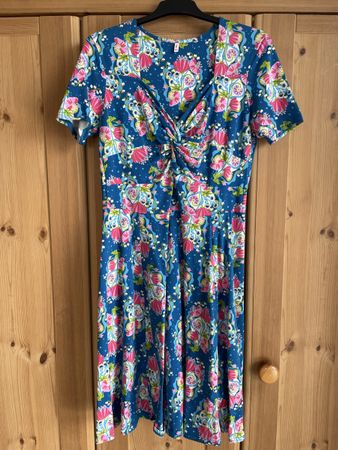 Buntes Sommerkleid Gr L neuwertig
