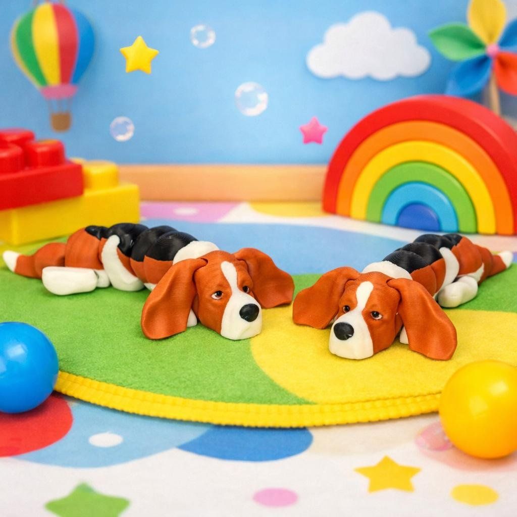 Giocattoli: Flexino Hunde - Beagle – Nuovo e nell'imballaggio originale da Werthenstein venduto da Mnozilbrass 2