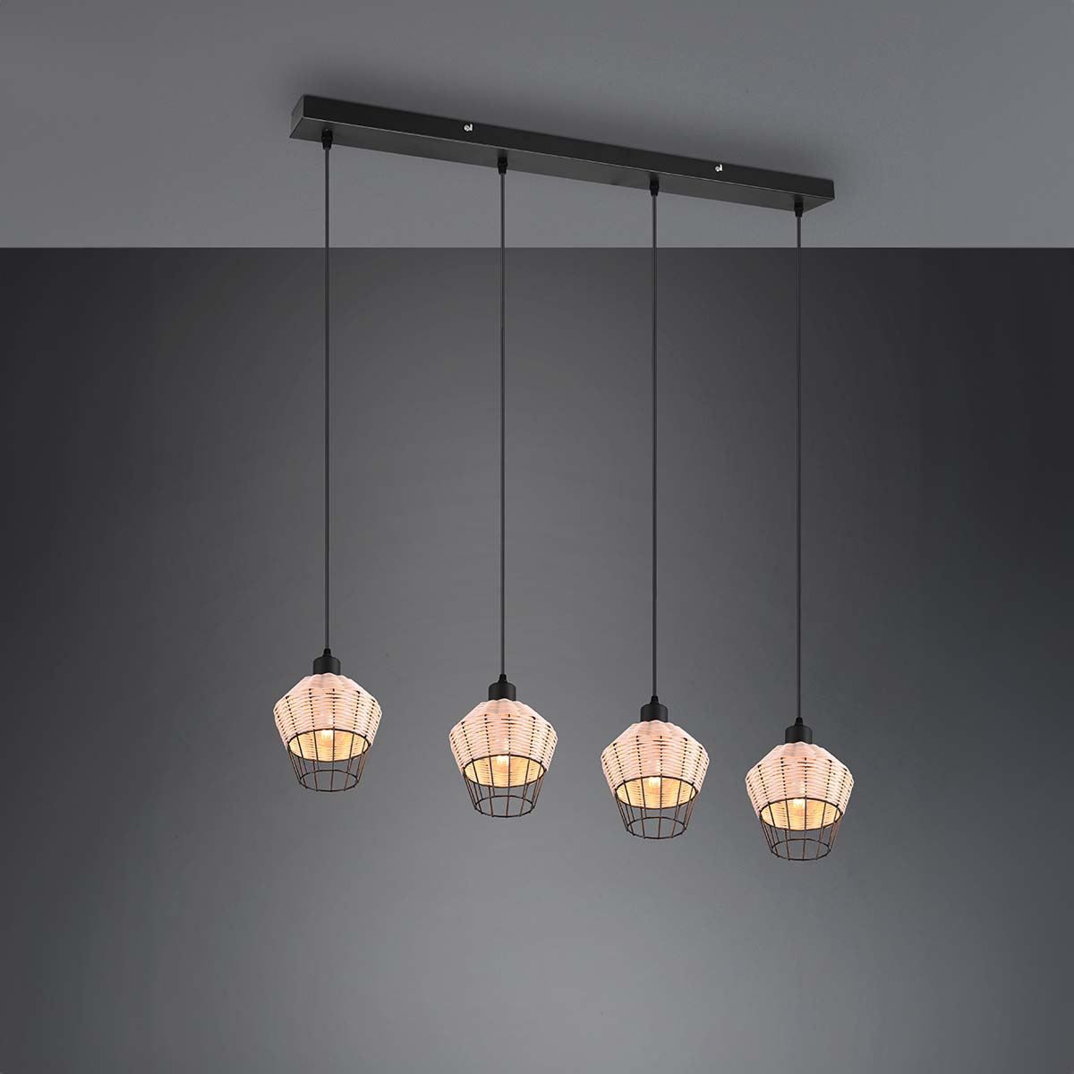 Lampadari & plafoniere: Pendelleuchte, 4 Strahler, 95 cm x 17 cm – Nuovo (secondo la descrizione) da Kreuzlingen venduto da Smart-Light 2
