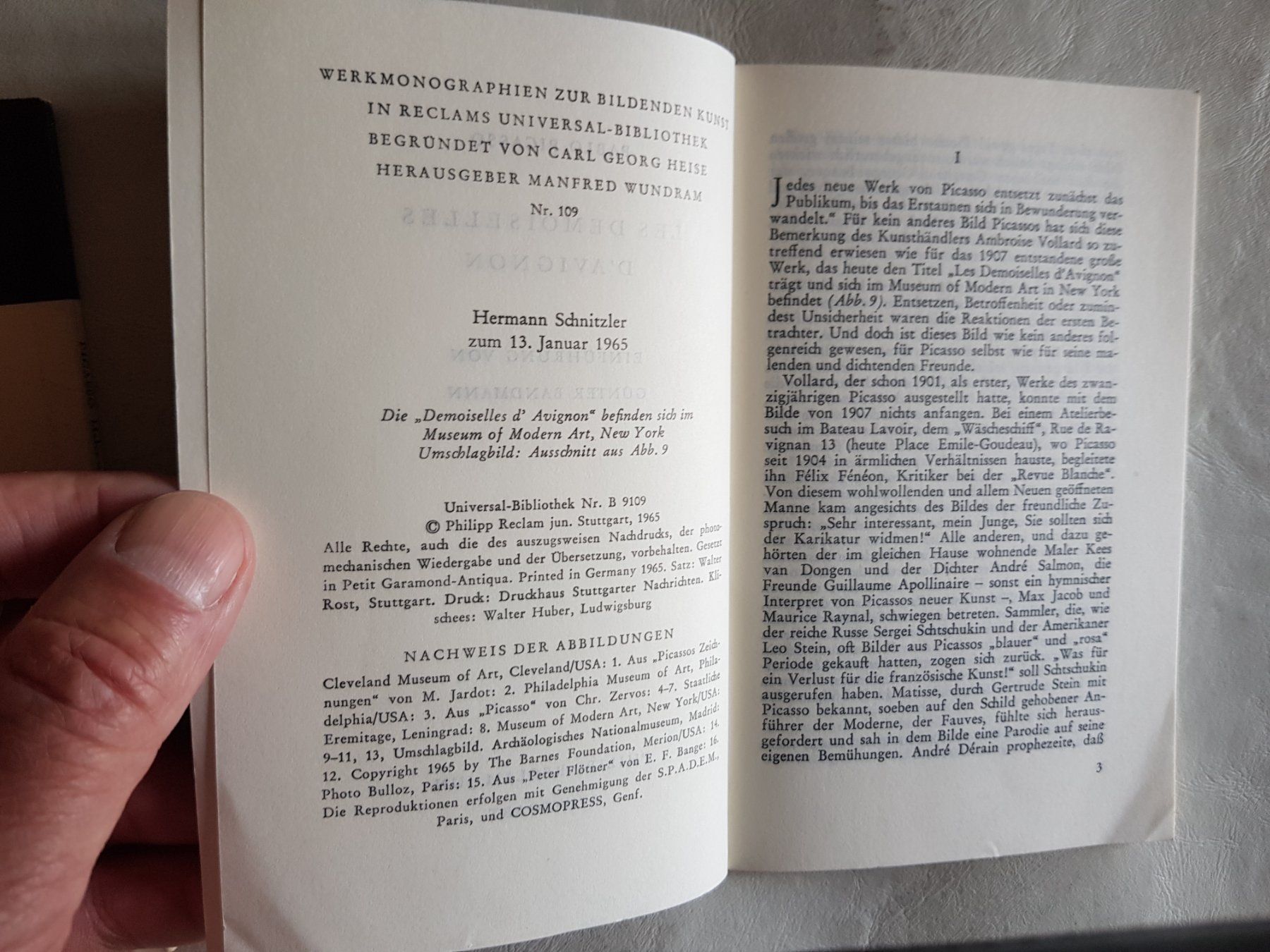 Libri: 2 Reclam Büchlein PICASSO 1956 – Usato da Walterswil BE venduto da Lonitti 3