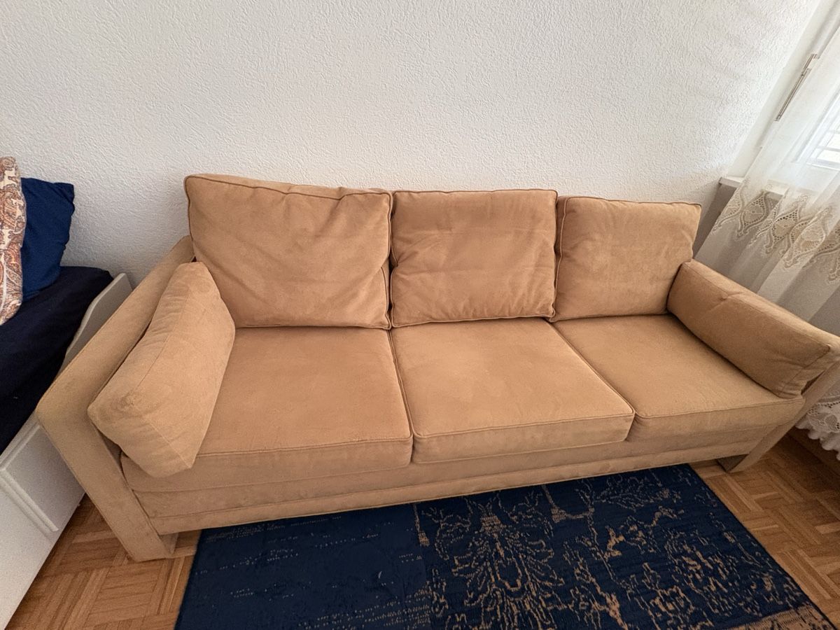 Sofas: Sofa beige 3-seater used condition – Gebraucht aus Birsfelden von qud_2wgd 2