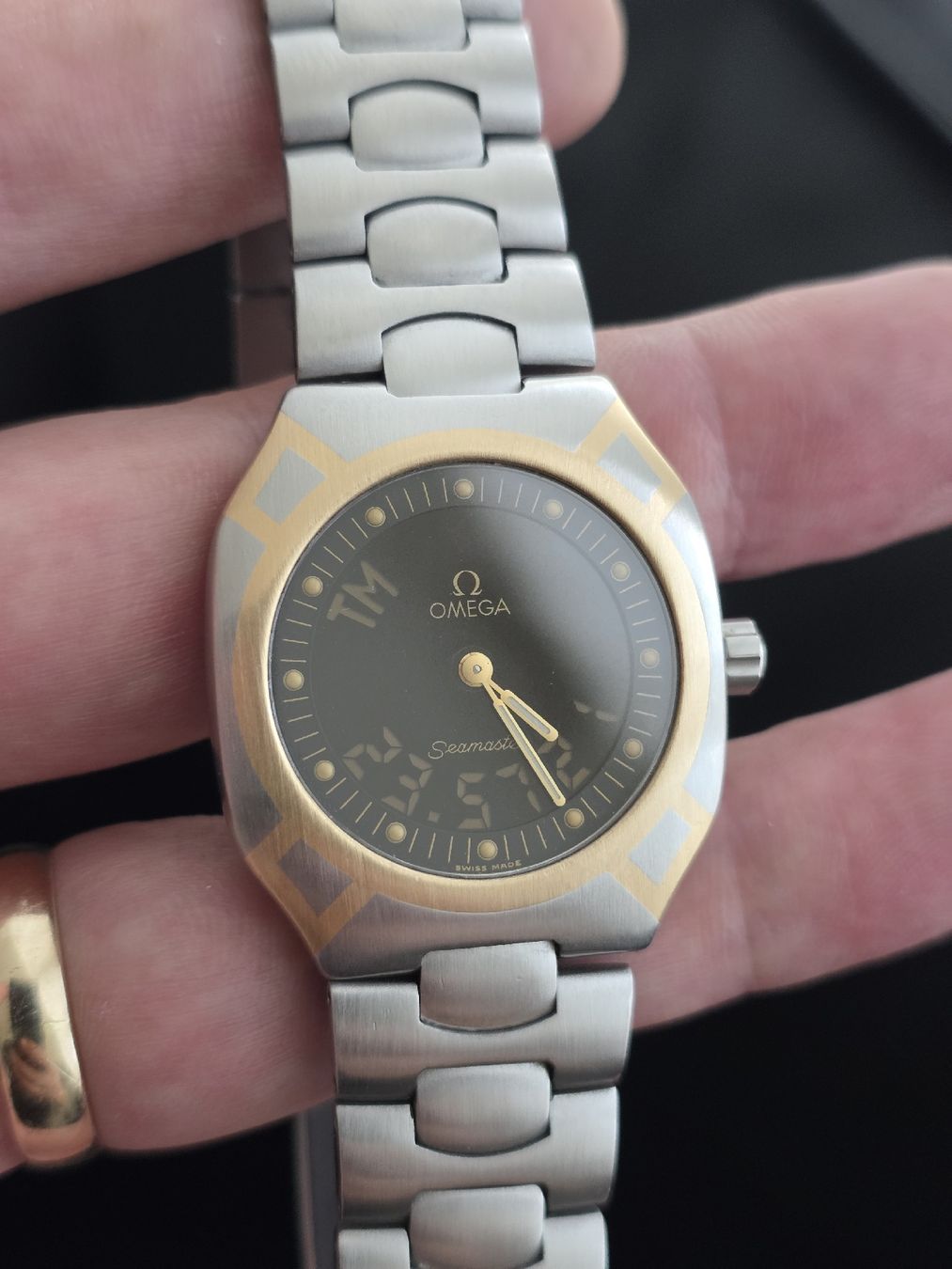 Omega Uhren: Montre Omega Seamaster  acier or  – Gebraucht aus Grand-Lancy von Precision-GE 1