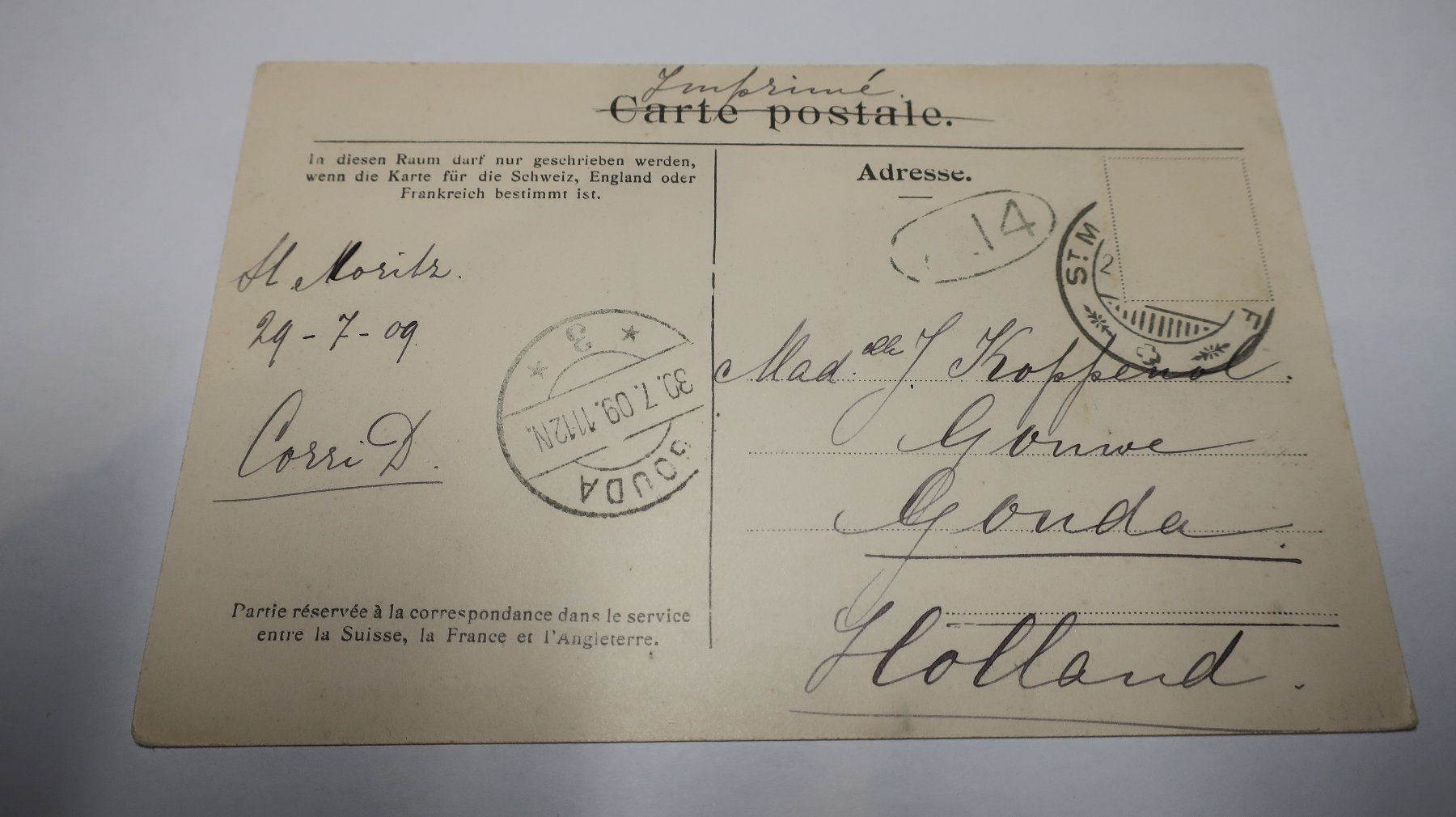 Cartoline postali: Albulabahn - Entwicklung der Bahn Preda – Usato da Cormoret venduto da Pascalll2001 3