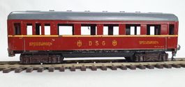 Fleischmann 411 DSG Speisewagen, Spur 0/Blech, ca. 1949-1953