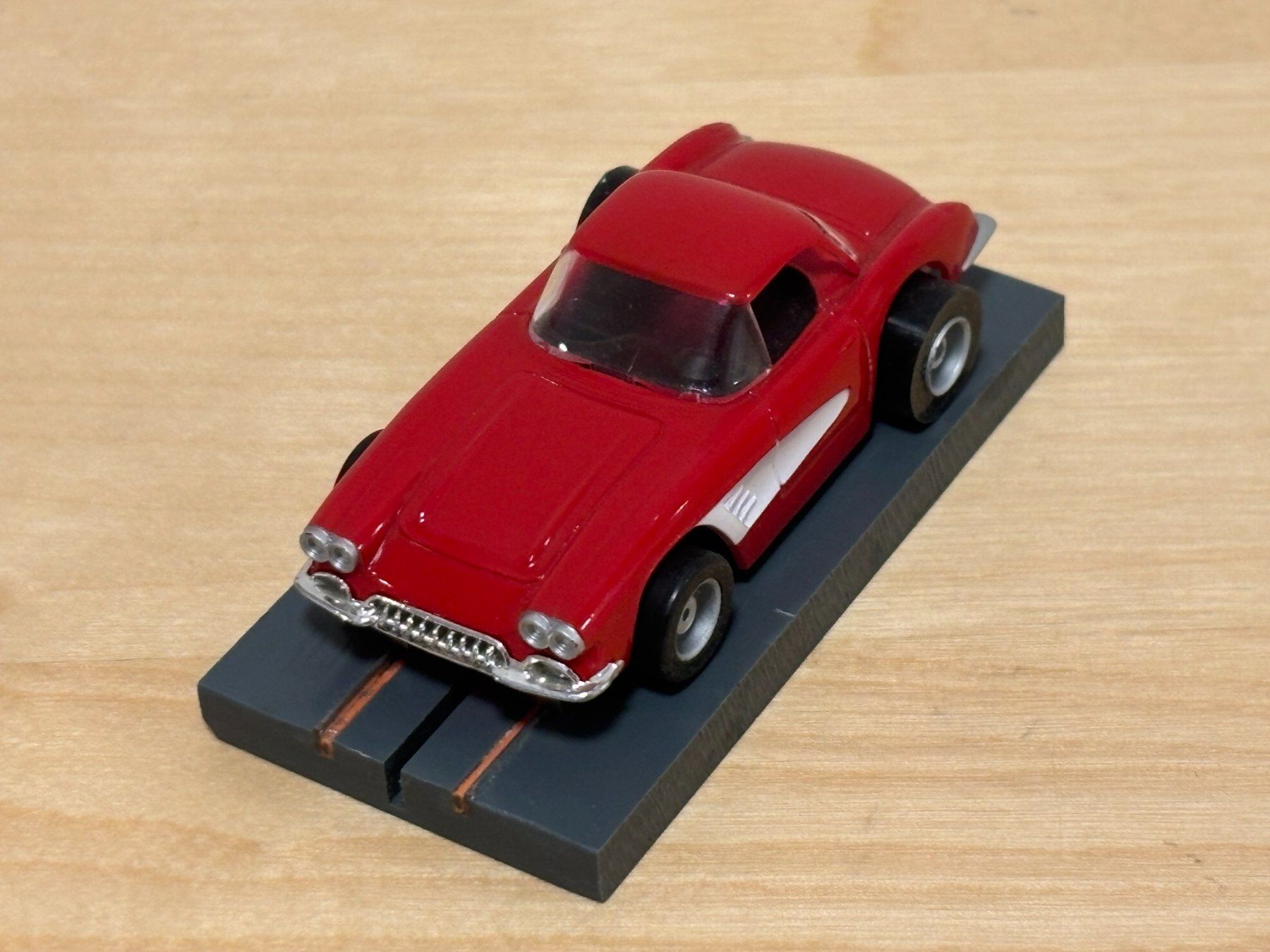 Tyco Piste: Tyco Corvette 1960 rot/weiss – Usato da Bülach venduto da h0slotch