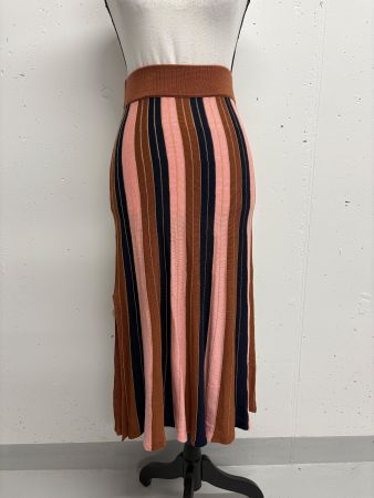 Foxiedox Strickrock Gr. XS Midirock Rock Feinstrick beige