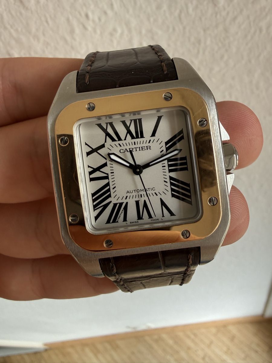 Cartier Uhren: Cartier Santos Medium  2878 Two-Tone Full Set – Gebraucht aus Genève von SG_73