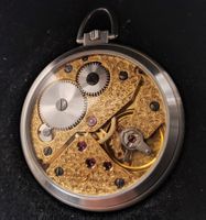 CHRONOTAN Taschenuhr Cal. 6497 - Ziseliertes Werk