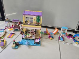 Lego Friends Beach House Set mit viel  Zubehör - gebraucht