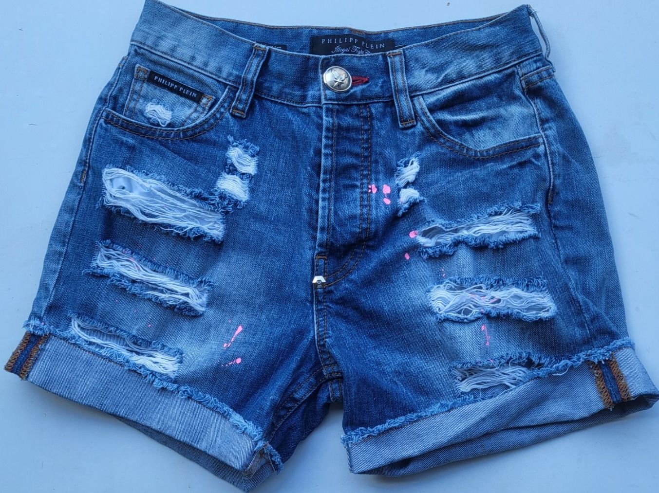 Philipp Plein Jeans: Philipp Plein Jeans-Shorts 26 – Usato da Bubikon venduto da NaralieG