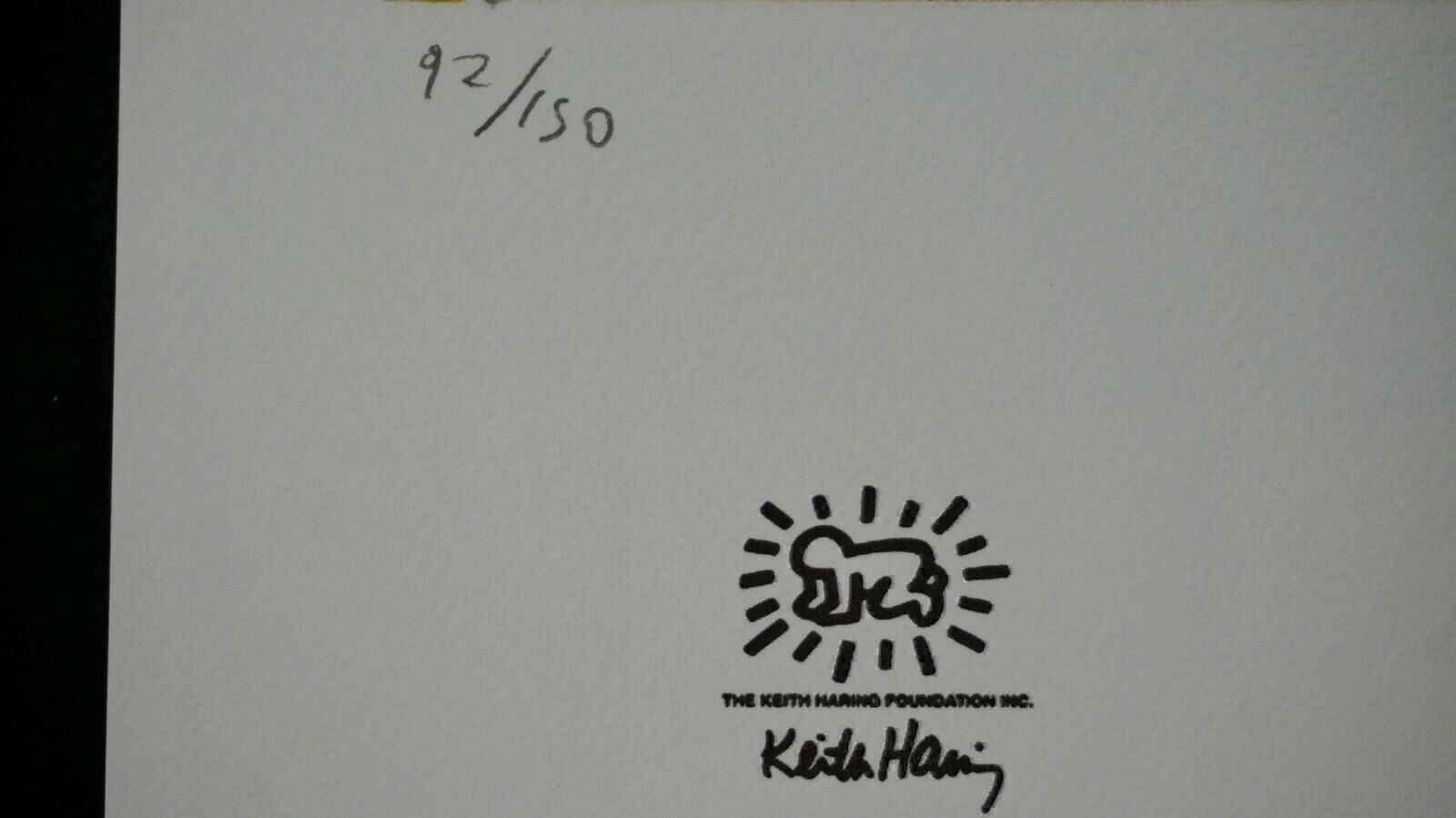 Foto & Immagini: KEITH HARING   HANNUMMERIERT DRUCKSIGNIERT – Usato da Gersau venduto da grafik-kunst 2