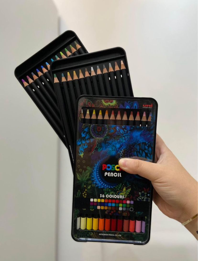 Bleistifte, Farbstifte & Kreide: Boîte à crayon POSCA (36 crayons) – Gebraucht aus Montreux von Perledor