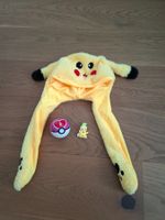 Lustige Kinder Pikachu Wintermütze u. Pokemon Ball