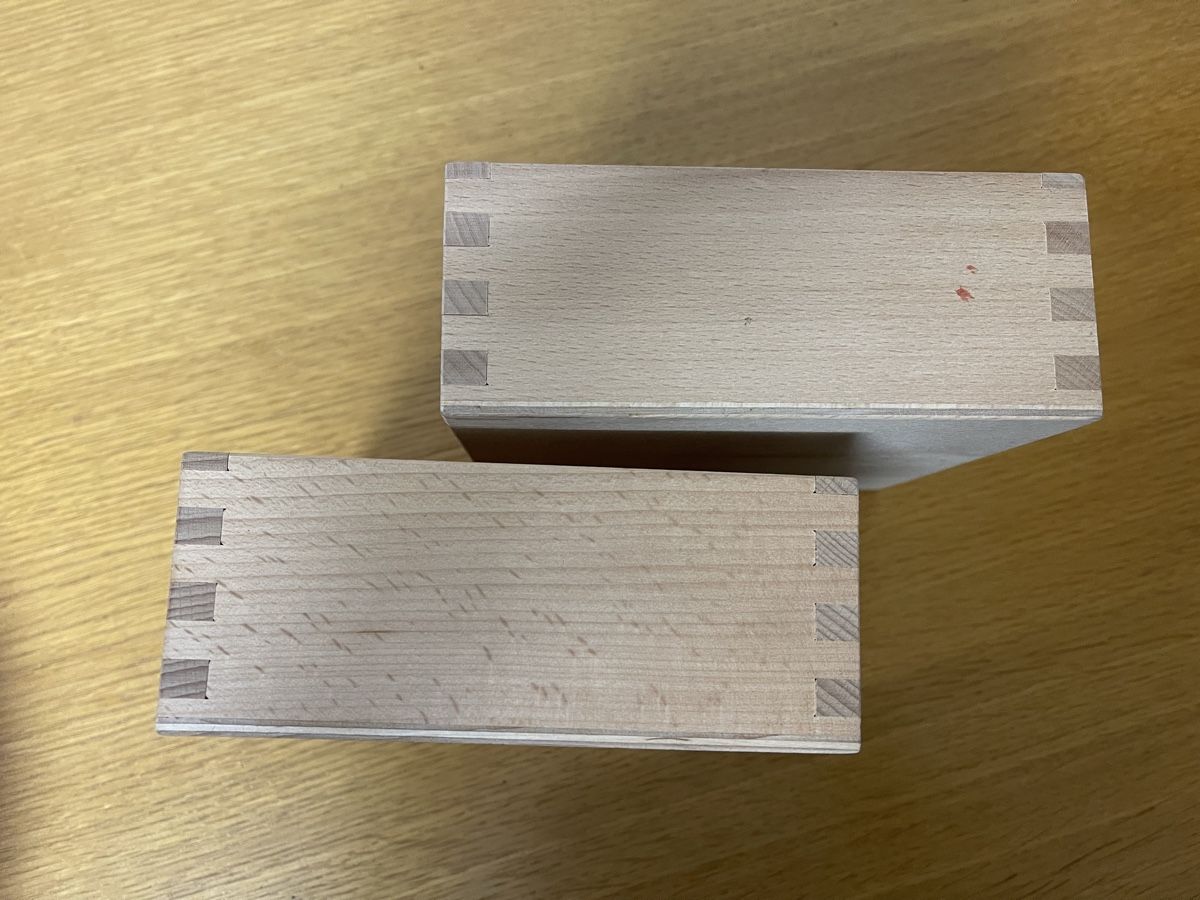 Articoli in legno: Holzboxen, 2 Stk., Buche hell – Usato da Spreitenbach venduto da R_1691 4