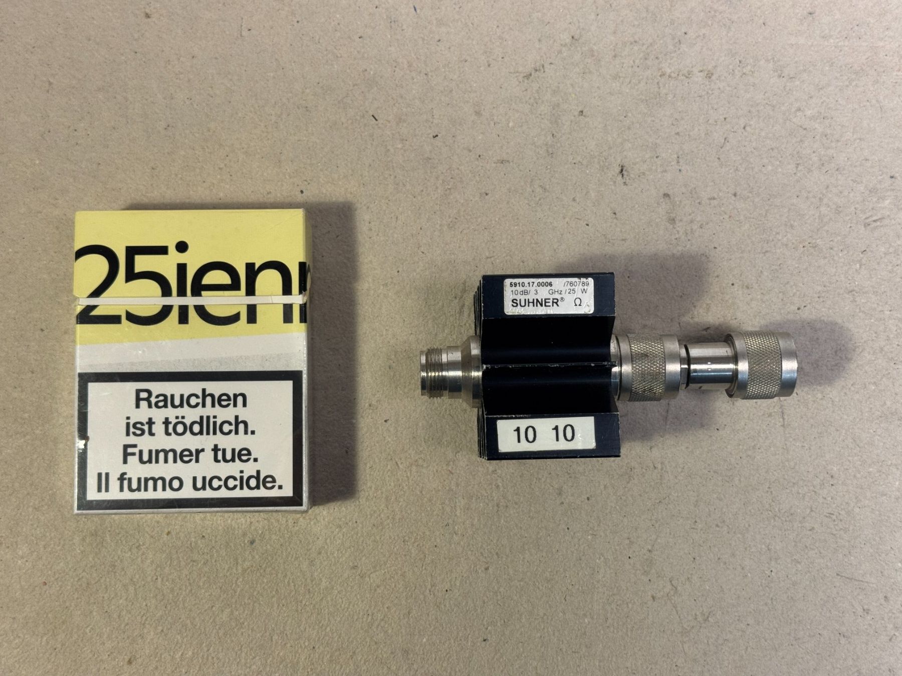 Radiocomunicazione: Abschwächer 10 dB / 3 GHz / 25 Watt – Usato da Ins venduto da funkflieger 2