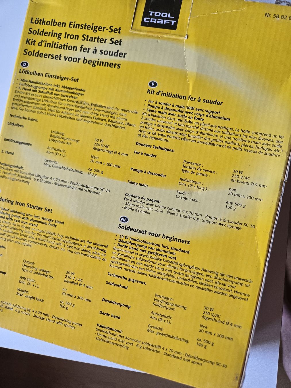 Tous les outils: TOOL CRAFT Lötkolben NEU – Neuf avec emballage d'origine à Grünenmatt par Brauni2 2