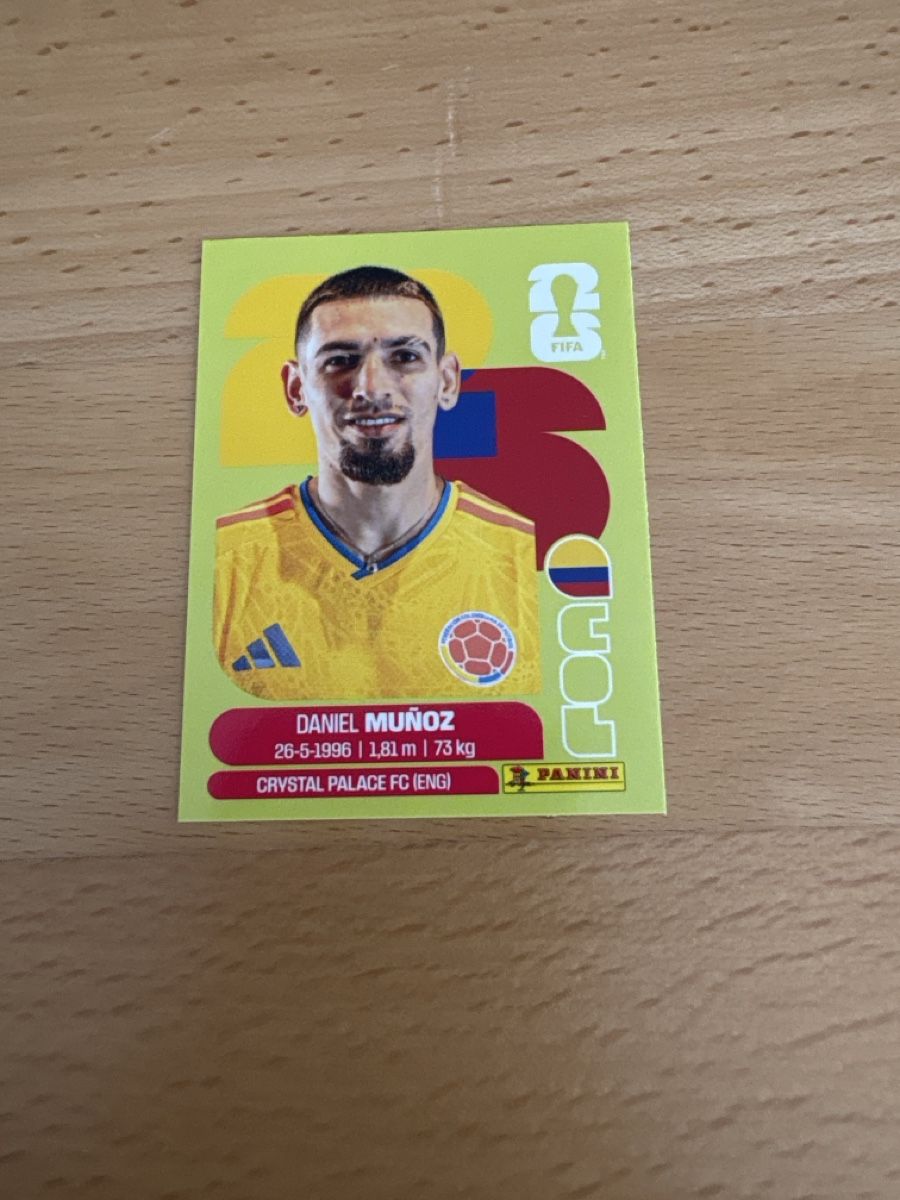 Panini Carte collezionabili: Panini Sticker Daniel Munoz WM 2026 neu COL 6  – Nuovo (secondo la descrizione) da Niederrohrdorf venduto da 92Fischli