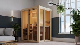 Sauna Irava 1 Systemsauna, Fronteinstieg - Gratis Versand