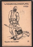 Wiederholungskurs 1921 , WK 1921 ,gel. Bataillon 28 1914 /18