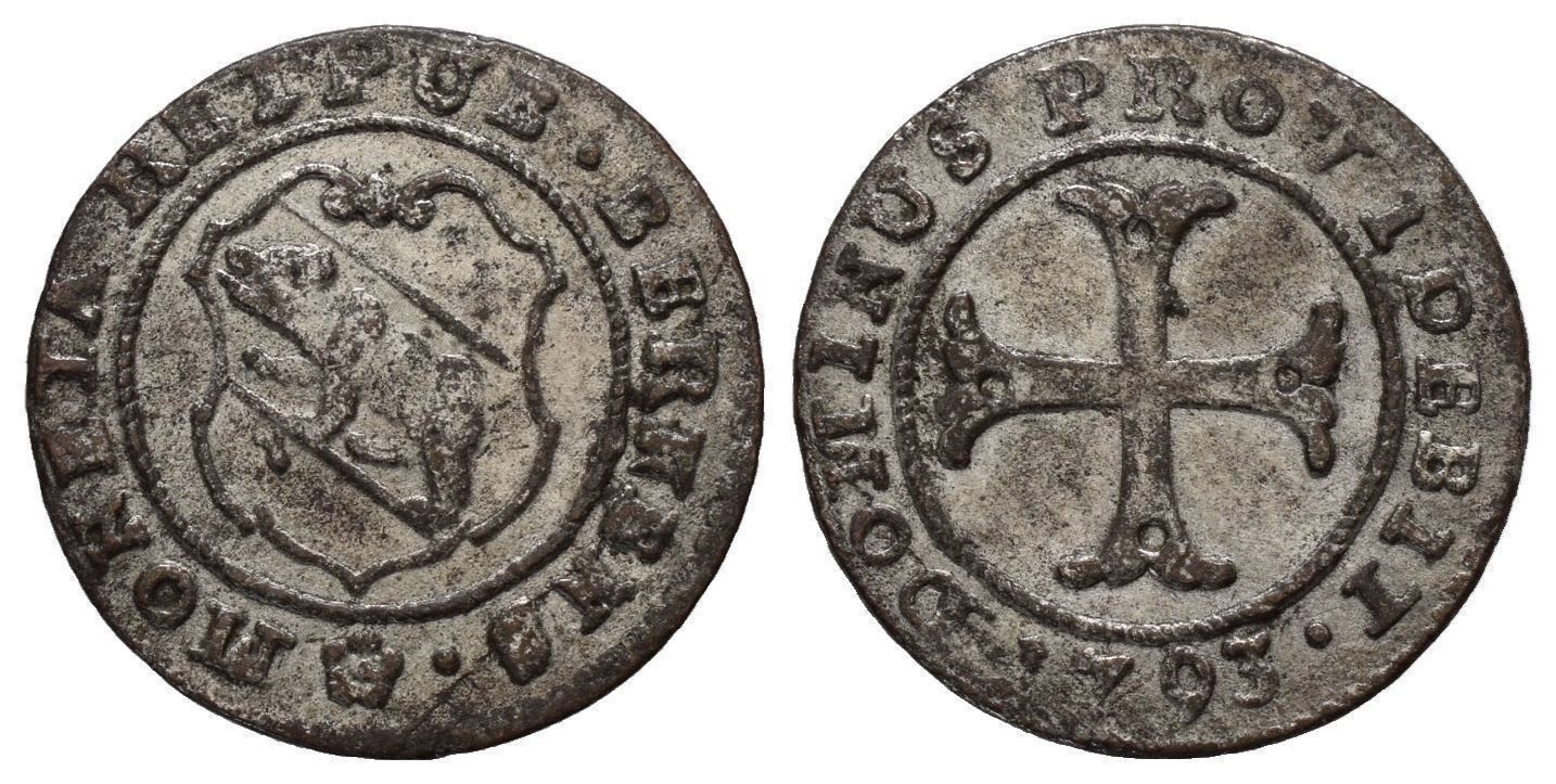 Tutti le monete: Bern Bern Kreuzer 1793 /3336 – Usato da Trimbach venduto da Solothurn1