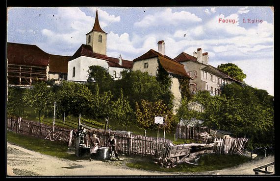Cartoline postali: AK Faoug, L`Eglise – Usato da Berlin venduto da bartko-reher