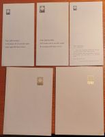 Suisse, divers carnets souvenir de 'administration PTT
