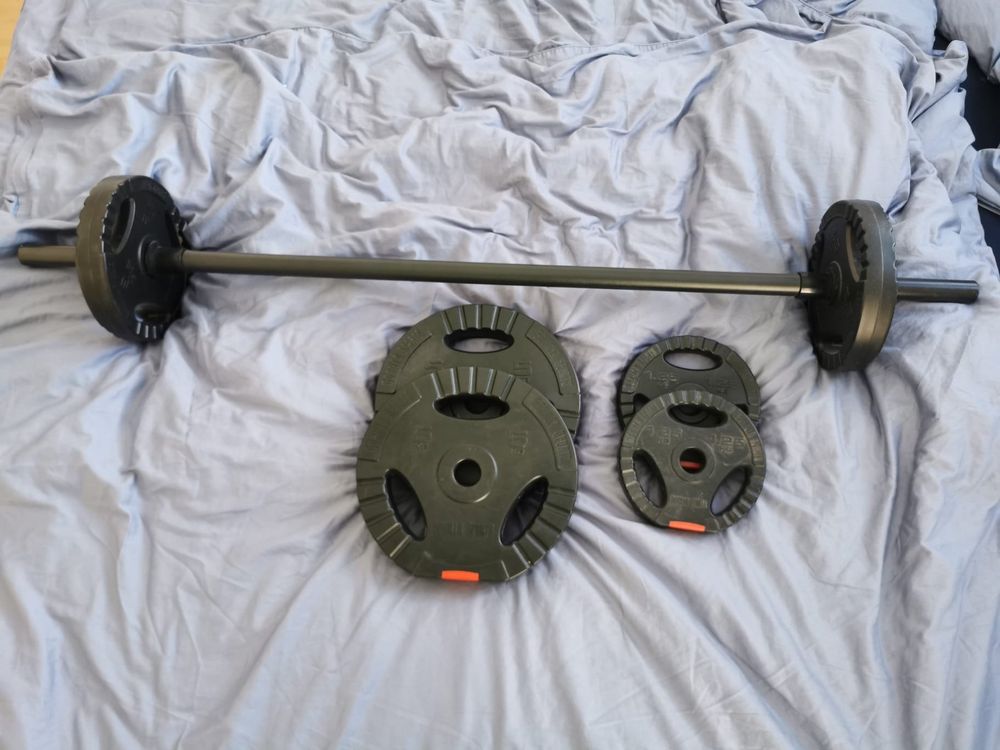 DoYourFitness Langhantelstange 150cm - Olympic Bar 25mm Mit Schraubverschluss