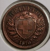 2 Rappen 1870 Top