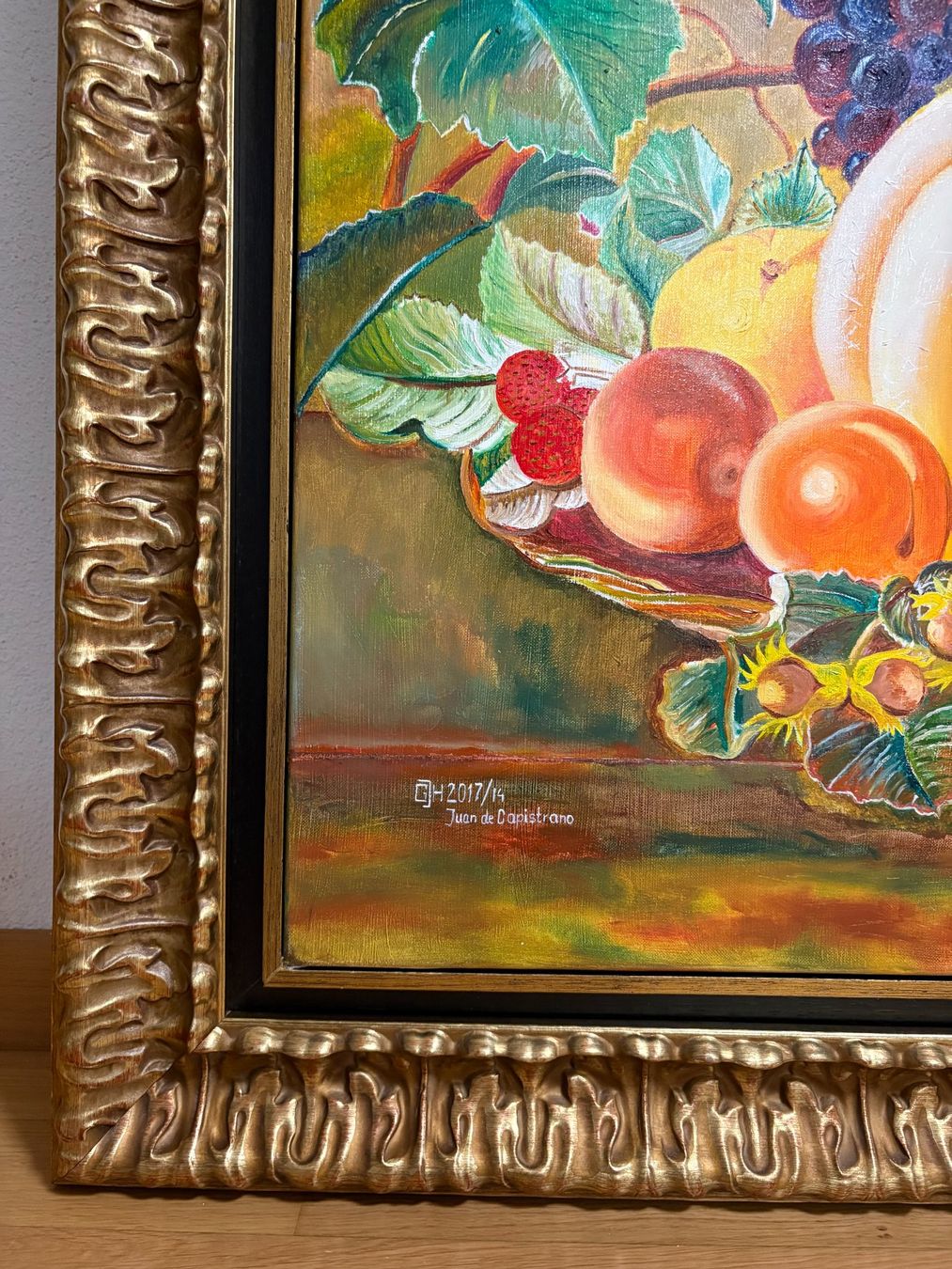 Gemälde: 85 x101/ 2017 Juan de Capistrano/ Öl Gemälde Stillleben – Gebraucht aus Ottenbach von TimelessEmotions. 8