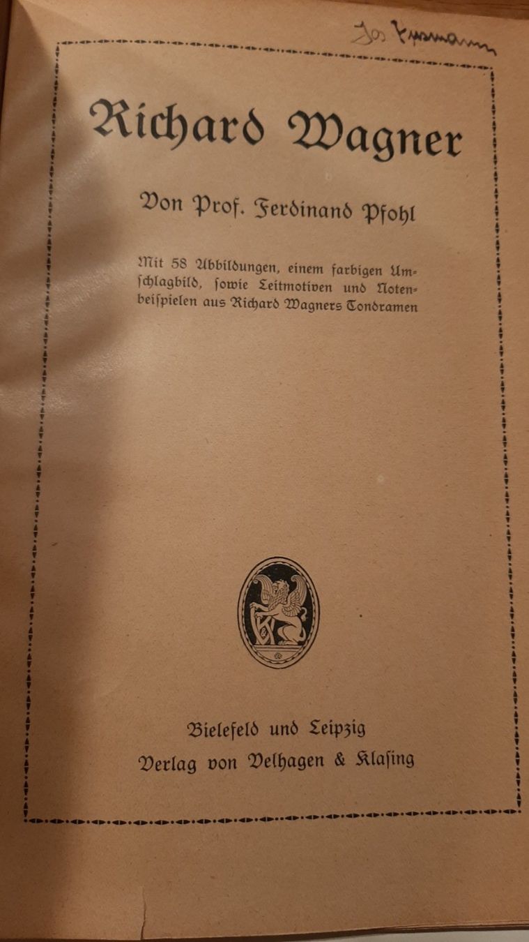 Strumenti musicali: Richard Wagner – Usato da Kriens venduto da honig01 1