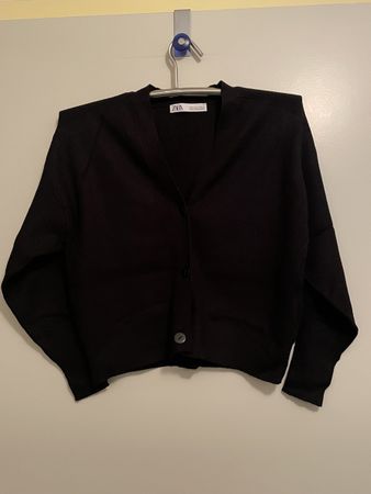 Gilet Zara noir, taille S, style cardigan NEW