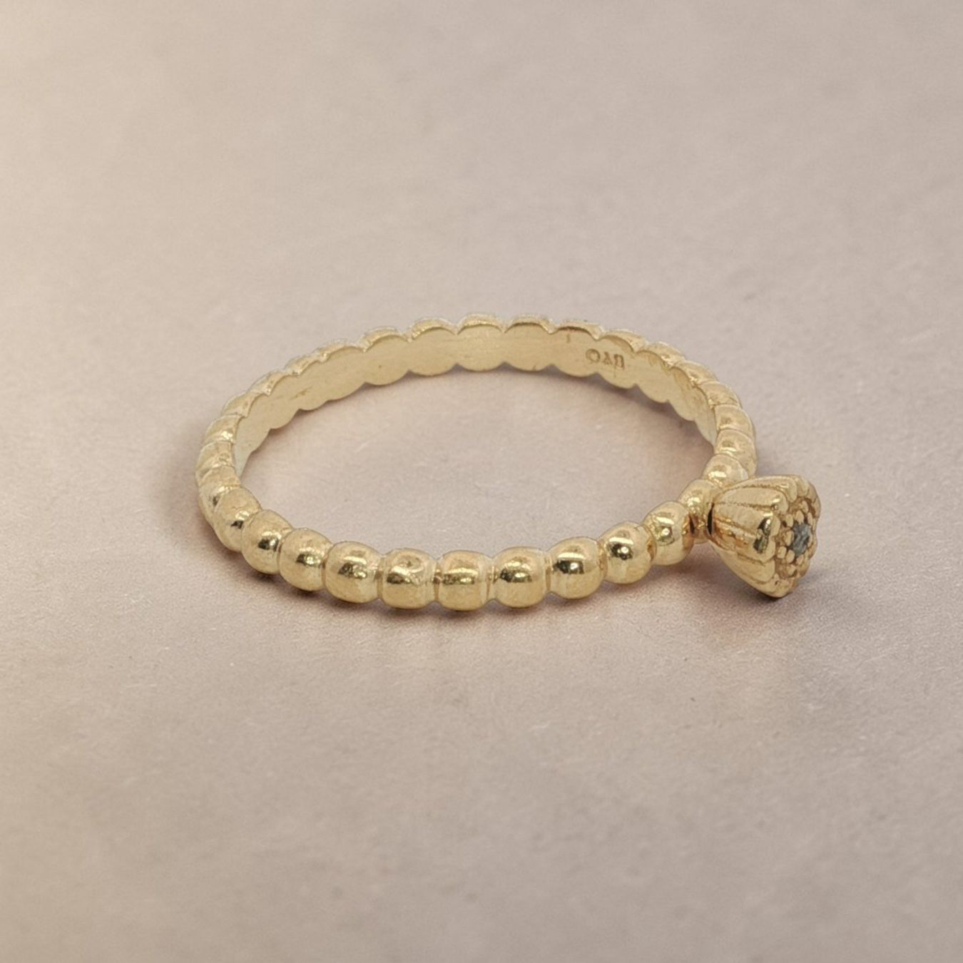 Olga Ribler Bagues: Feiner Silber Ring 925 mit Diamant Grösse 58 – Neuf (Voir description) à Luzern par Schmuckoutlet