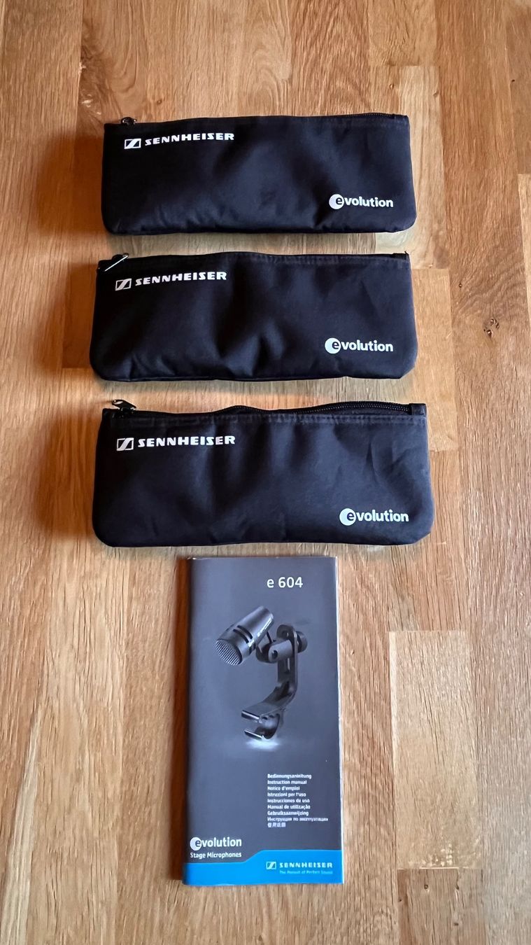Sennheiser Microphones: Sennheiser e604 Microphones 3-Pack – D'occasion à Bätterkinden par billybeatz 2