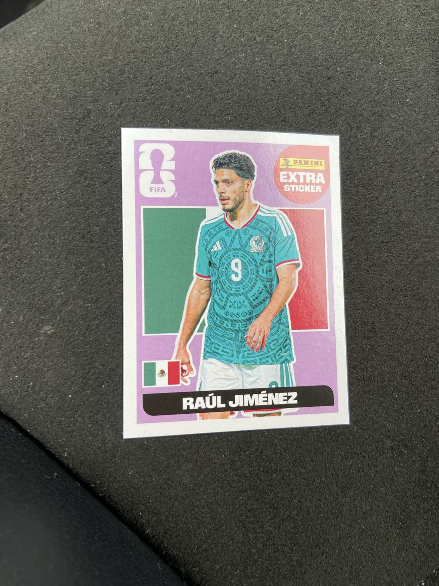 Panini Carte collezionabili: Panini Raul Jimenez Extra Sticker lila – Nuovo (secondo la descrizione) da Lotzwil venduto da kie_t777