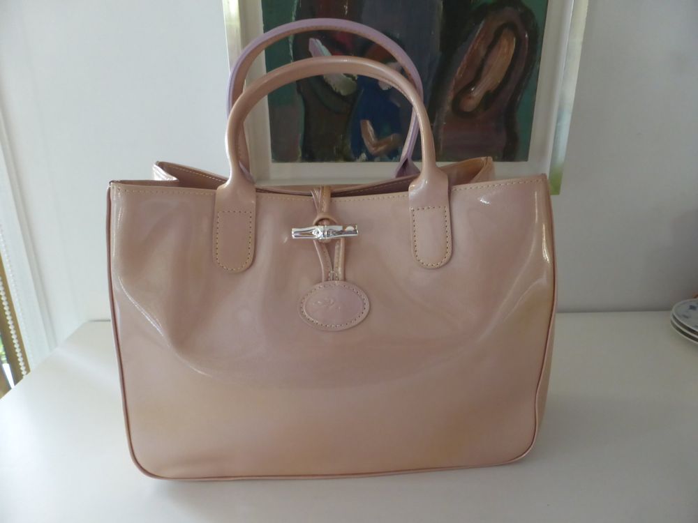 NEUE Longchamp Roseau rosa Lackleder, gerne Preisvorschlag (Neu und ...