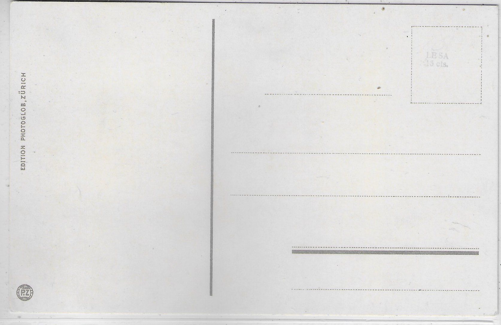 Cartoline postali: Biel-Bienne - Vue generale - Litho – Usato da Ettingen venduto da Kartenplanet 1