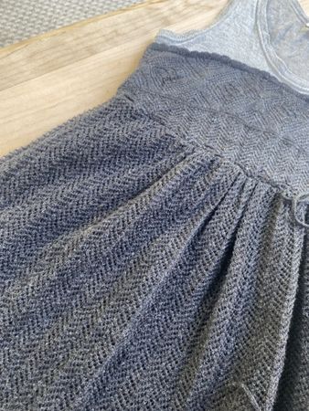 Damen Strickkleid schwarz gehäkelt Grösse S guter Zustand