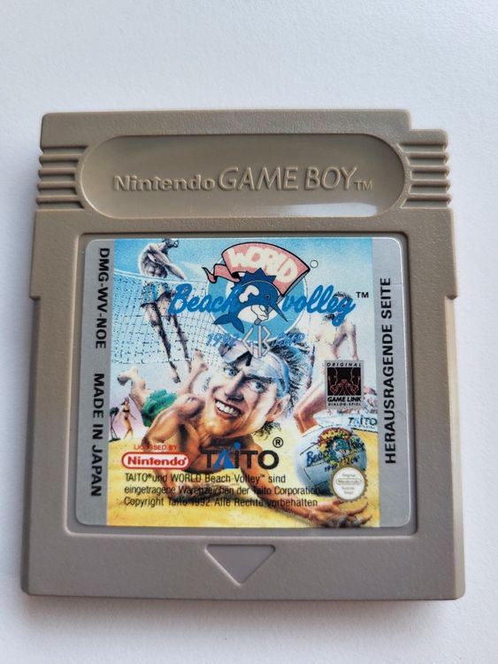 Jeu Game Boy  World Beach Volley  DMG-WV-FRG / TBE