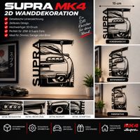 Toyota Supra MK4 Wanddekoration – 15 cm