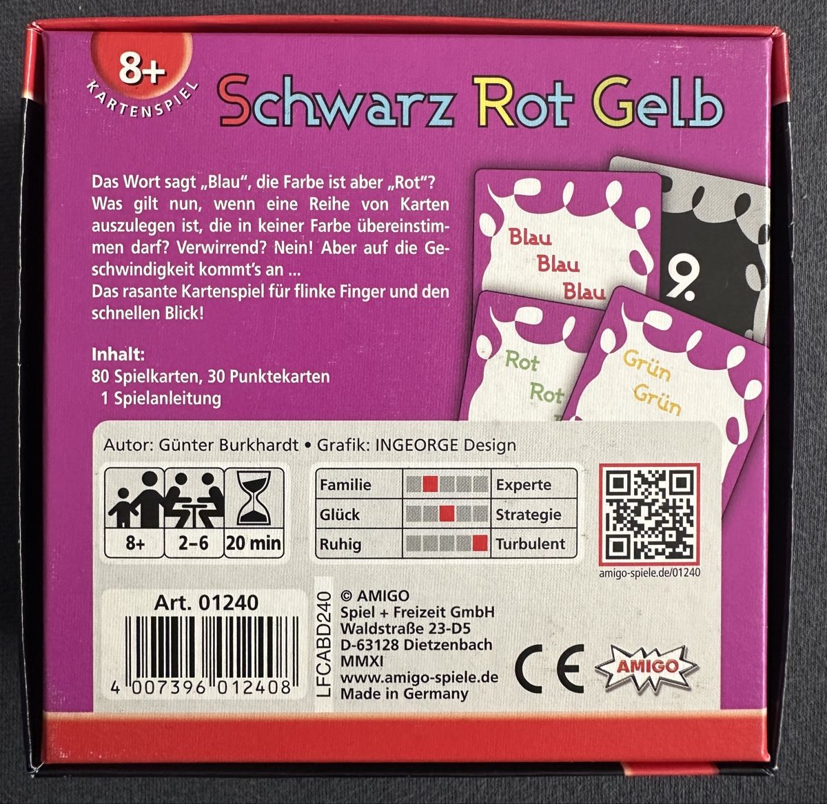 Amigo Spiele: Schwarz Rot Gelb – Gebraucht aus Weinfelden von lua_28ql 1